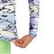 Huk Women's KC Pursuit Printed Long Sleeve Crew Shirt, Naval Academy
