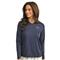 Huk Women's Pursuit Graphic Long Sleeve V-neck T-Shirt, Naval Academy