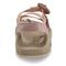 Chaco Women's CushZ Toe Loop Extra Cushioned Sandal, Frond Pink Salt