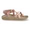 Chaco Women's CushZ Toe Loop Extra Cushioned Sandal, Frond Pink Salt