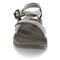 Chaco Women's CushZ Toe Loop Extra Cushioned Sandal, Frond Black