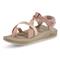 Chaco Women's CushZ Toe Loop Extra Cushioned Sandal, Frond Pink Salt