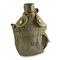 U.S. Military Surplus 1 quart Canteen with Cup and ALICE Cover, Used, Olive Drab