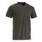 U.S. Military Surplus 100% Cotton Crew Neck T-Shirts, 5 Pack, New, Black