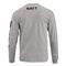U.S. Navy Surplus Long Sleeve Crew T-Shirt, New, Gray