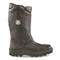 Austrian Military Surplus Kommandant Leather Fire Safety Pull-On Boots, Used, Black