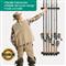 Rush Creek Creations All Weather 6 Rod Wall or Ceiling Rod Rack