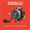 Zebco Omega Pro Spincast Fishing Reel, Size 30 Reel, Left/Right Retrieve, Black