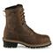 Irish Setter Mesabi Waterproof 8" Steel Toe Logger Boots, Brown