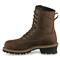 Irish Setter Mesabi Waterproof 8" Steel Toe Logger Boots, Brown
