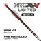 Killer Instinct Lighted Hypr-V 20" Crossbow Bolts, 3 Pack, Black/red/white