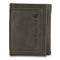 Carhartt Rugged Leather Triple Stitch Trifold Wallet, Black