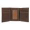 Carhartt Rugged Leather Triple Stitch Trifold Wallet, Brown