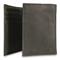 Carhartt Rugged Leather Triple Stitch Trifold Wallet, Black