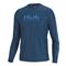 Huk Vented Pursuit Long-Sleeve Tee, Storm Blue