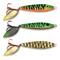 Moonshine Lures Two-Faced Glow Shiver Spoon, Wild Perch