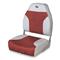 Wise Premium Folding Fishing Boat Seat, Grey / Red