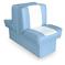 Wise Deluxe Boat Lounge Seat, Light Blue / White