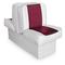 Wise Deluxe Boat Lounge Seat, White / Red