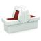 Wise Deluxe Boat Full Reclining Lounge Seat, White/Red