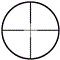 Black glass-etched Reticle