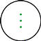 Green 3-Dot Reticle