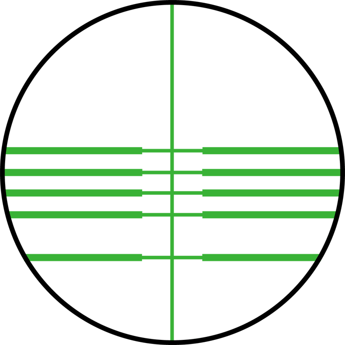 TRUGLO® 4x32 mm Multi-reticle Scope, Green