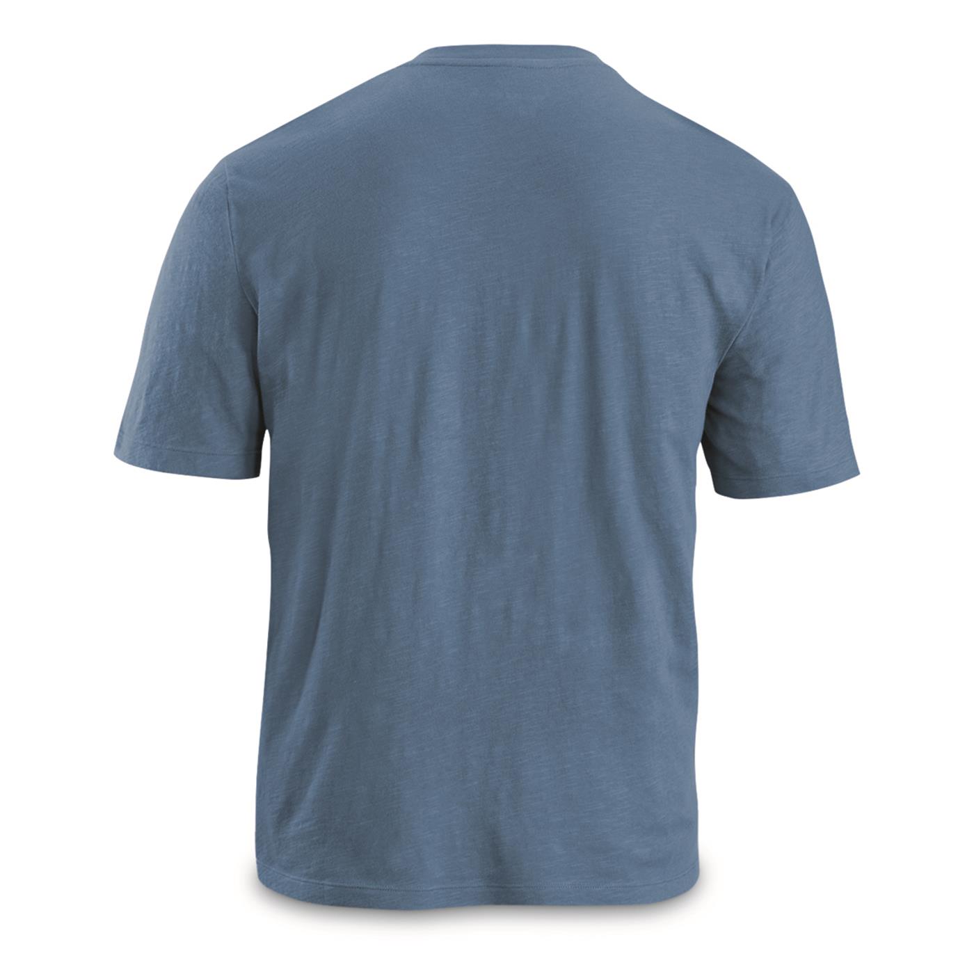 Guide Gear Men's Henley Short Sleeve Tee Shirt; for Casual Outdoor Activities - Picture 11 of 12