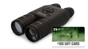 $100 GIFT CARD WITH PURCHASE OF ATN BINOX-4K 4-16X SMART DAY/NIGHT BINOCULARS