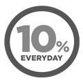 10% EVERY DAY