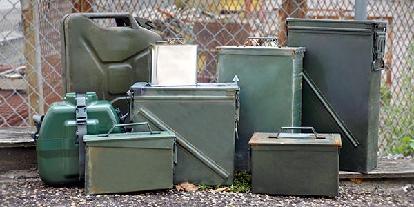 UP TO 40% OFF AMMO CANS & STORAGE