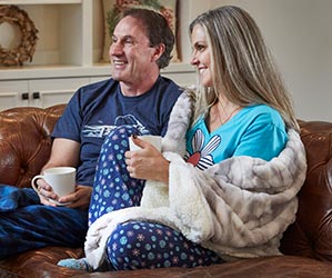 COZY HOME, SLEEPWEAR & SLIPPERS