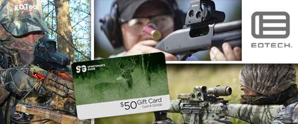 UP TO $50 GIFT CARD WITH EOTECH OPTICS PURCHASE 