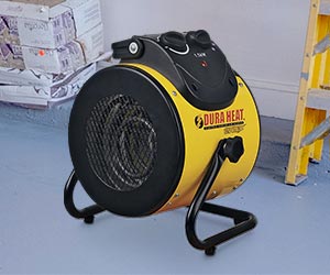 Dura Heat Electric Forced Air Heater with Pivoting Base