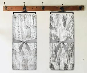 Safdie Textured Arctic Faux Fur Throw Blanket