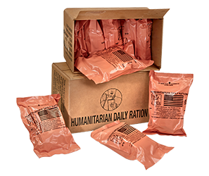 U.S. Military Surplus MRE HDR Humanitarian Meals, 10 Pack, New