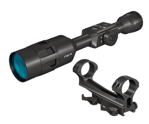 ATN X-Sight 4K Pro Series 5-20x Smart HD Day/Night Rifle Scope with Dual Ring Cantilever Mount