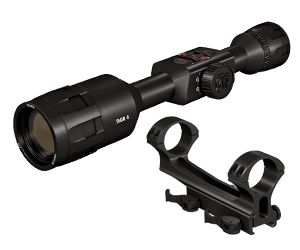 ATN ThOR 4 (640x480) 4-40x Smart HD Thermal Rifle Scope with Dual Ring Cantilever Mount & SD Card
