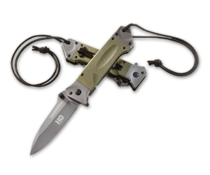 HQ ISSUE Heavy Duty Tactical Spring Assisted Folding Knife
