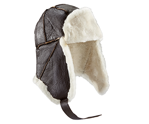 Mil-Tec USAF B3 Leather Fur Pilot Hat