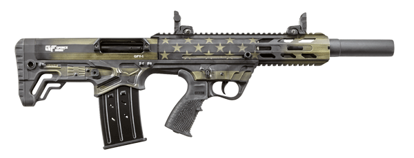 GForce Arms GFY-1 American Flag Bullpup, Semi-automatic, 12 Gauge, 18.5'' Barrel, 5+1 Rounds