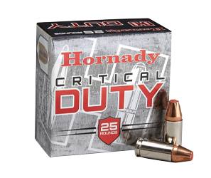 Hornady Critical Duty, 9mm, FlexLock, 135 Grain, 25 rounds