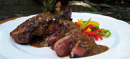 MALLARD WITH BOURBON BUTTER SAUCE