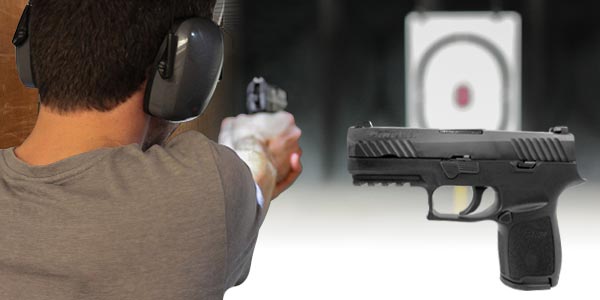 SIG SAUER P320 Nitron Compact, Semi Automatic, 9mm, 3.9'' Barrel, 15+1 Rounds