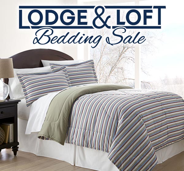 LODGE & LOFT BEDDING SALE - USE COUPON SG3698 FOR 20% OFF