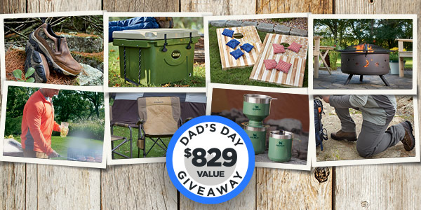 $829 VALUE DAD’S DAY GIVEAWAY