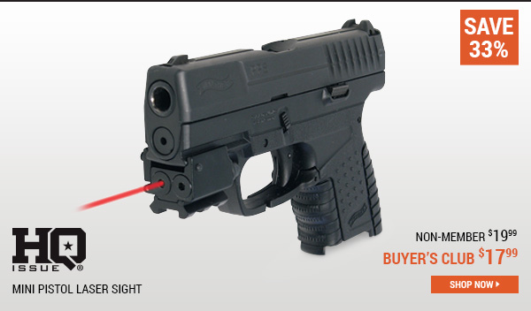 HQ ISSUE Mini Pistol Laser Sight