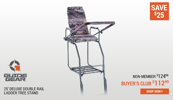 Guide Gear 25' Deluxe Double Rail Ladder Tree Stand