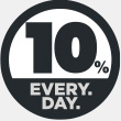 EXTRA 10% OFF MOST ITEMS