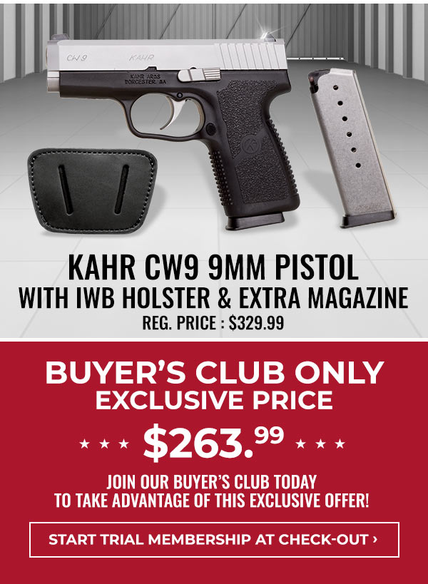 Kahr CW9 9mm Semi-Auto Pistol Kit